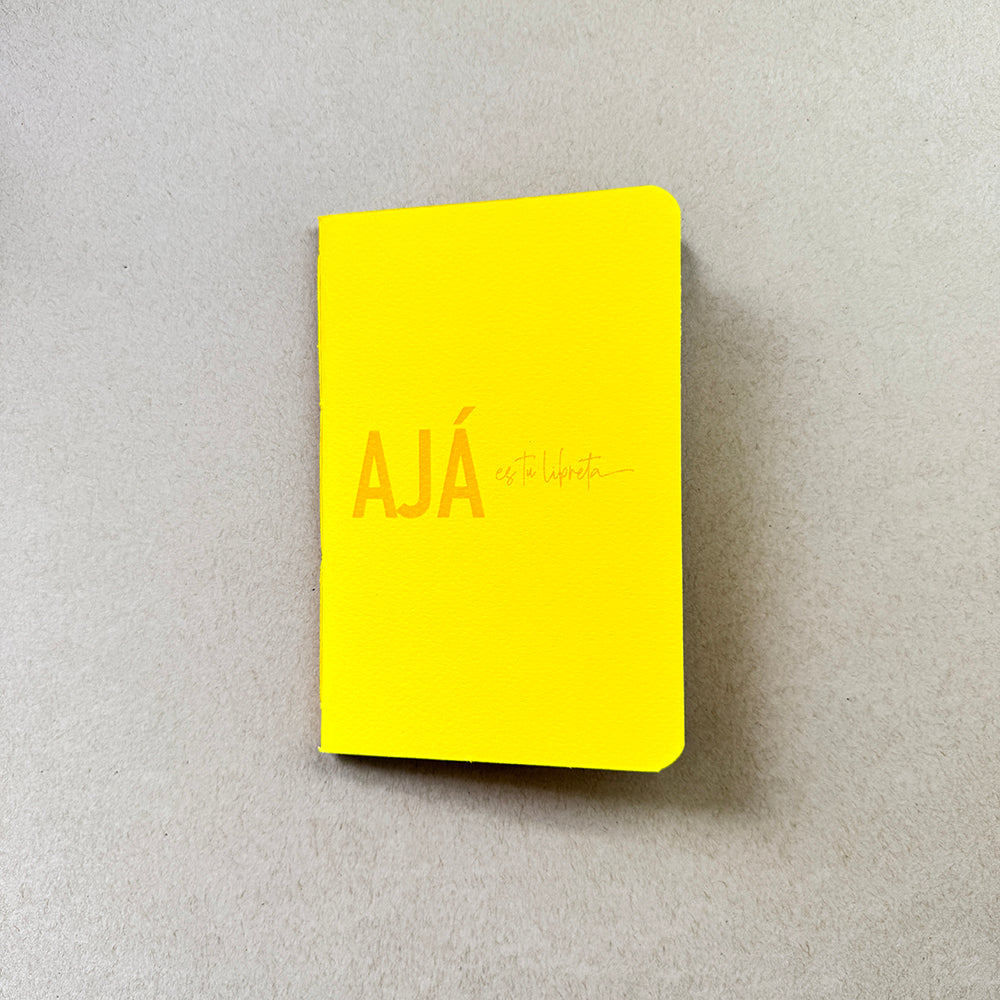 Libreta artesanal costeña – cuaderno de bolsillo colores vibrantes