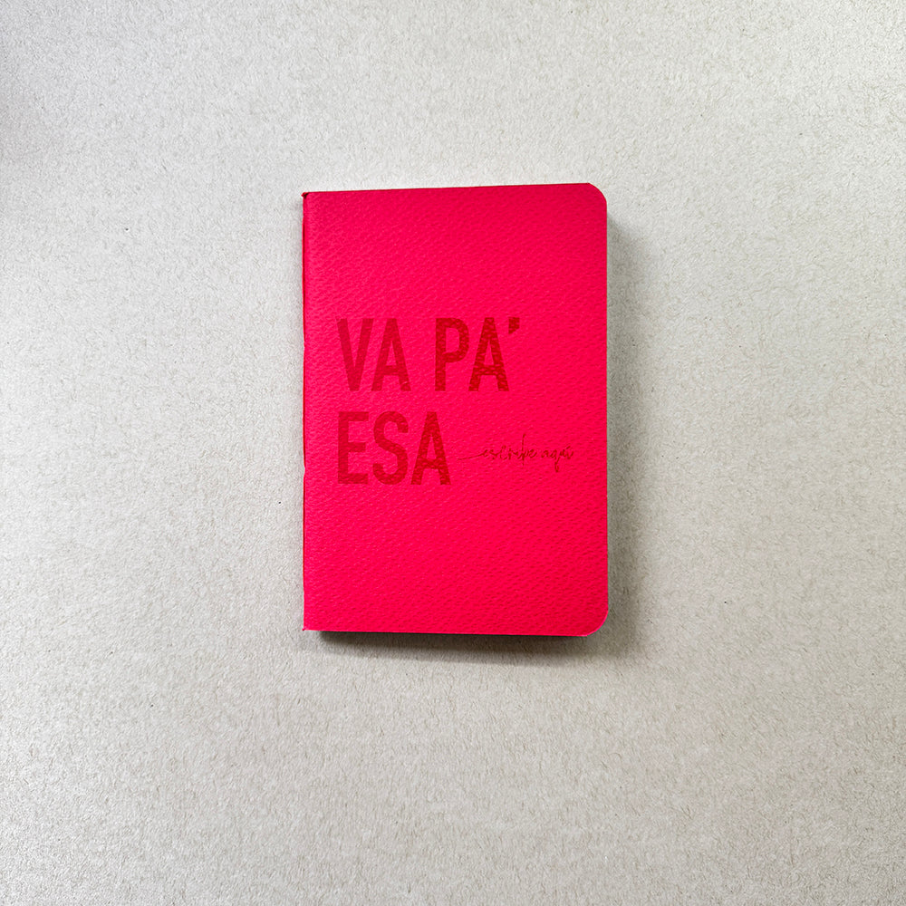 Libreta artesanal costeña – cuaderno de bolsillo colores vibrantes
