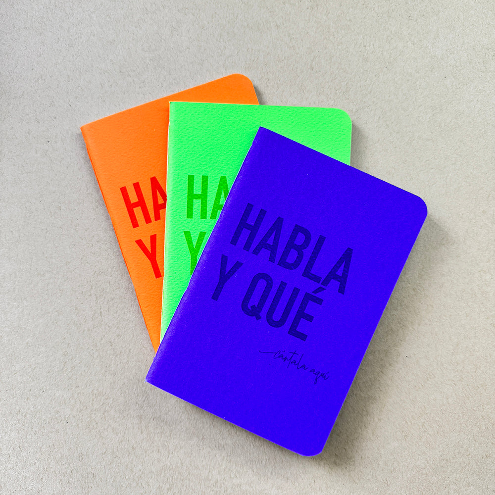 Libreta artesanal costeña – cuaderno de bolsillo colores vibrantes