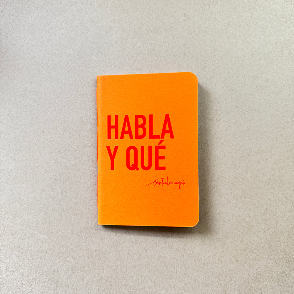 Libreta artesanal costeña – cuaderno de bolsillo colores vibrantes