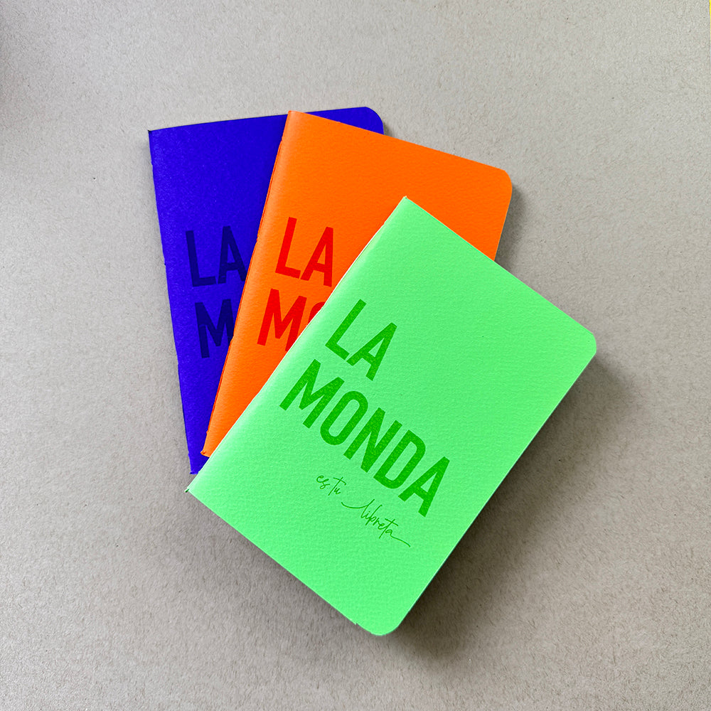 Libreta artesanal costeña – cuaderno de bolsillo colores vibrantes