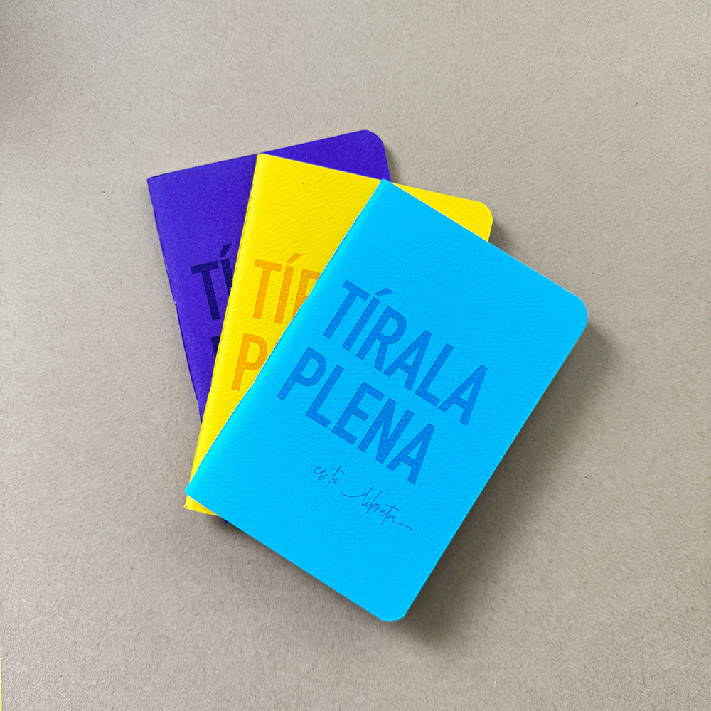 Libreta artesanal costeña – cuaderno de bolsillo colores vibrantes