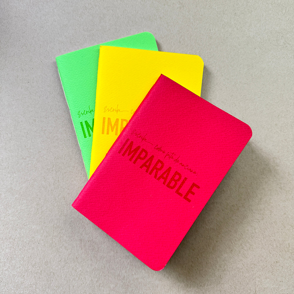 Libreta artesanal costeña – cuaderno de bolsillo colores vibrantes