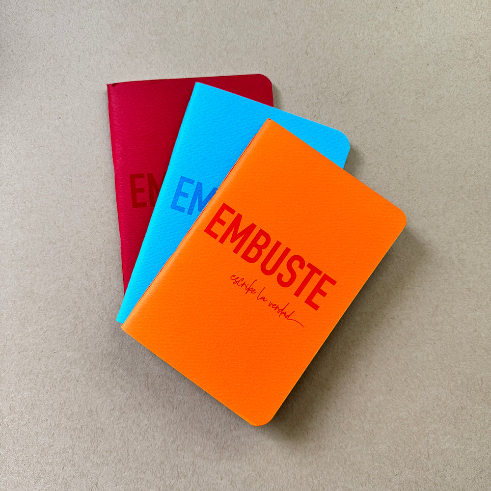 Libreta artesanal costeña – cuaderno de bolsillo colores vibrantes