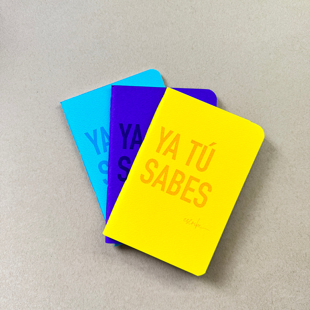 Libreta artesanal costeña – cuaderno de bolsillo colores vibrantes