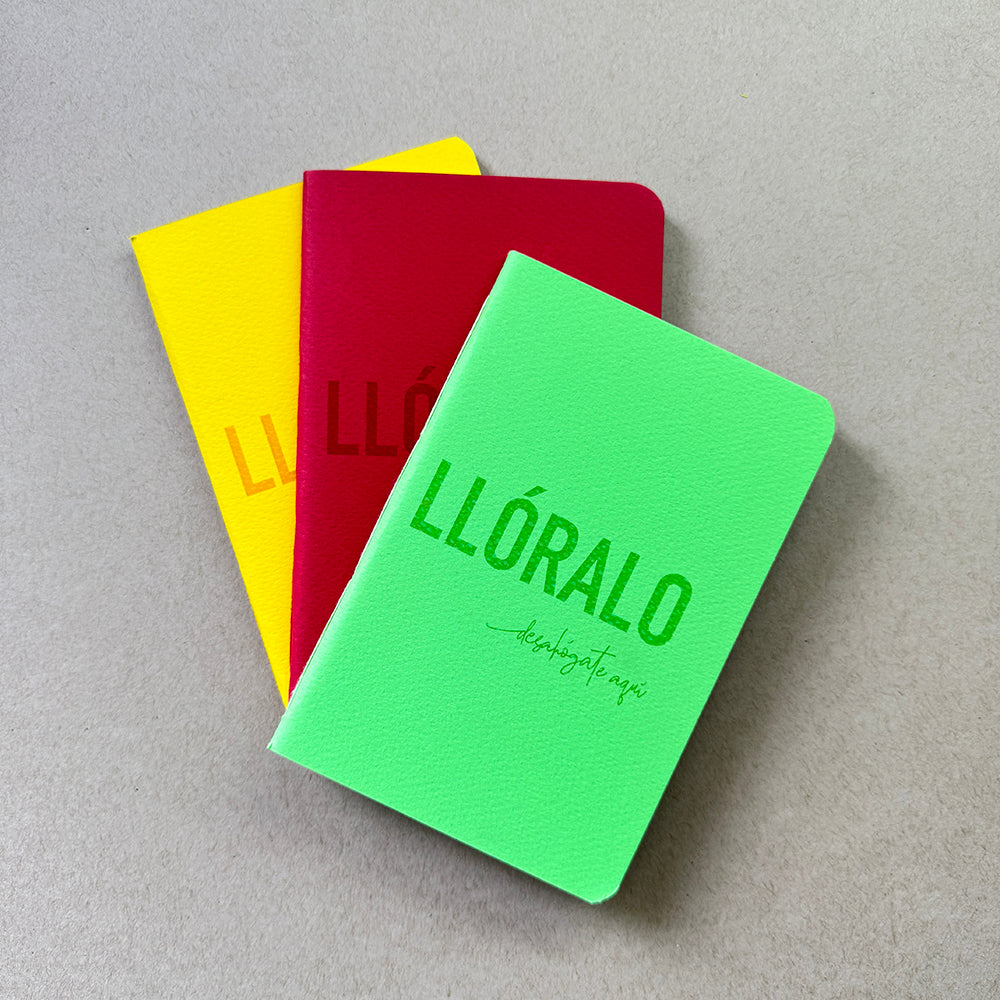 Libreta artesanal costeña – cuaderno de bolsillo colores vibrantes