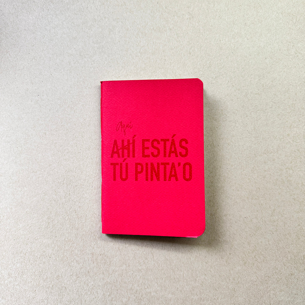 Libreta artesanal costeña – cuaderno de bolsillo colores vibrantes