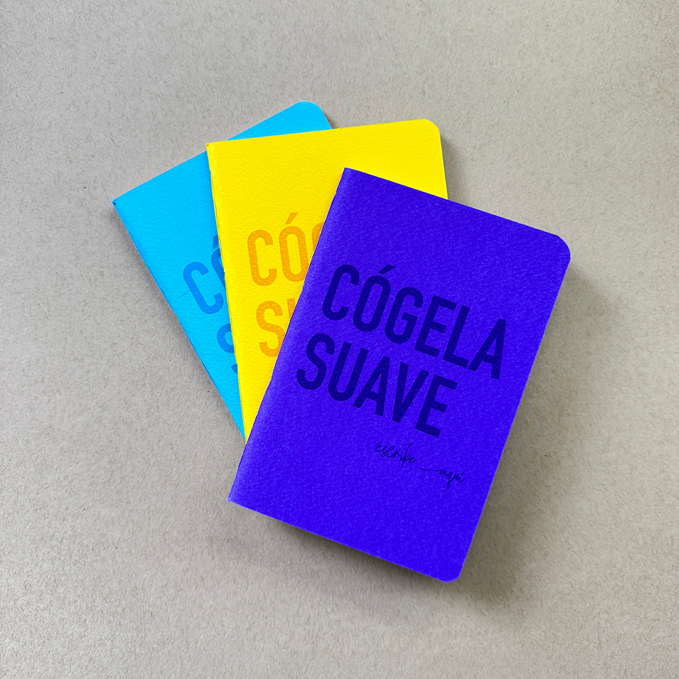 Libreta artesanal costeña – cuaderno de bolsillo colores vibrantes