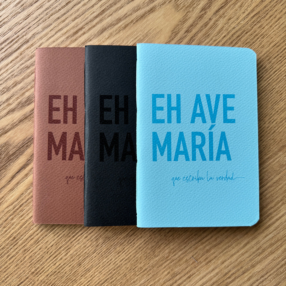 Libreta artesanal paisa – cuaderno de bolsillo colores de montaña