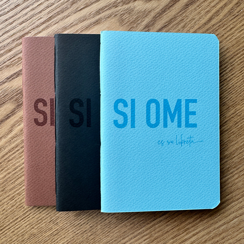 Libreta artesanal paisa – cuaderno de bolsillo colores de montaña