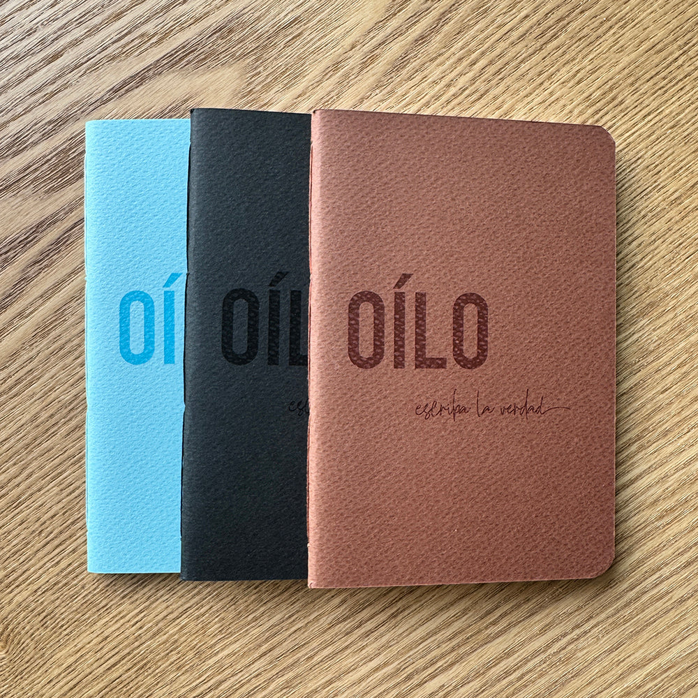 Libreta artesanal paisa – cuaderno de bolsillo colores de montaña