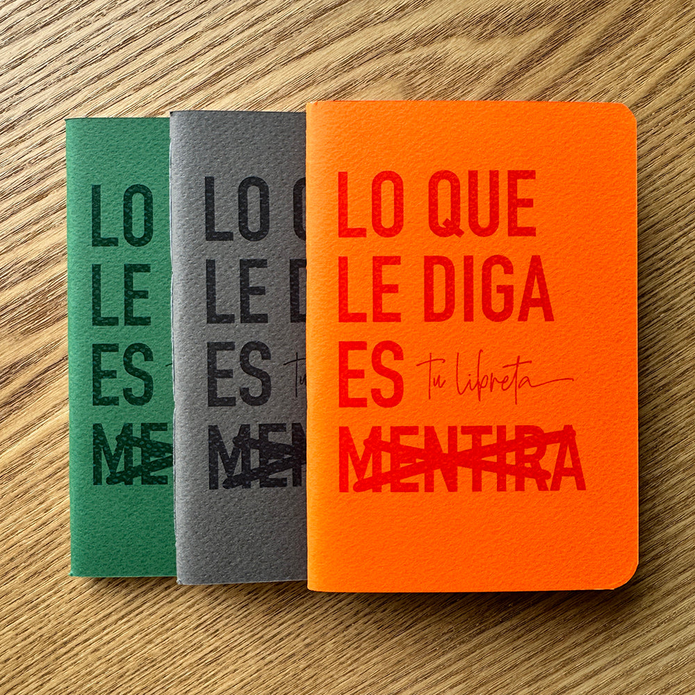 Libreta artesanal paisa – cuaderno de bolsillo colores de montaña