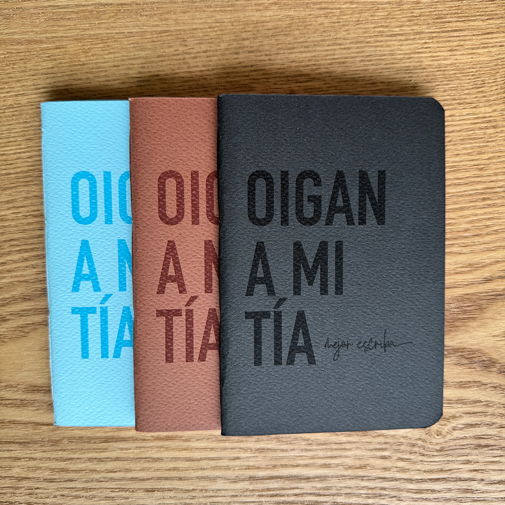 Libreta artesanal paisa – cuaderno de bolsillo colores de montaña