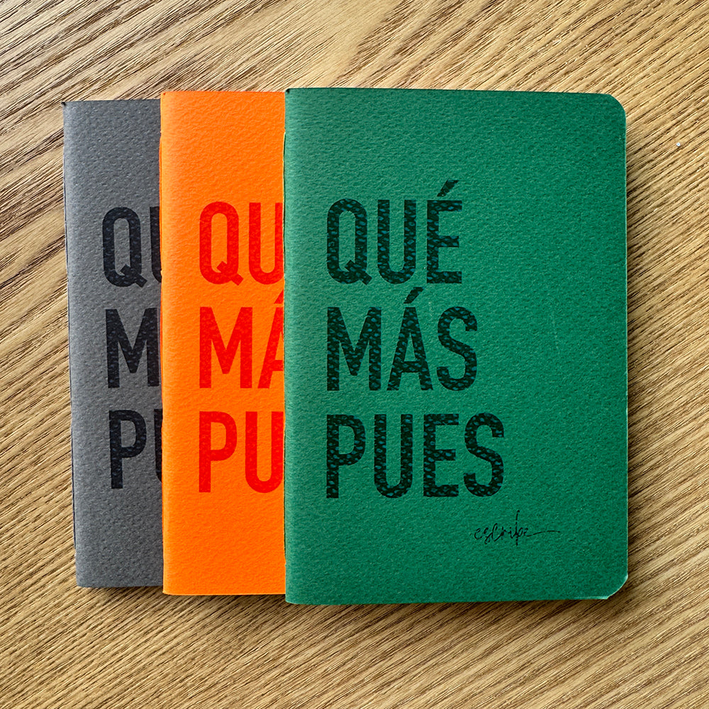 Libreta artesanal paisa – cuaderno de bolsillo colores de montaña